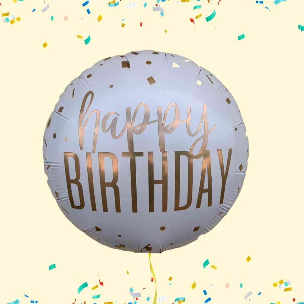 Helium ballon happy birthday