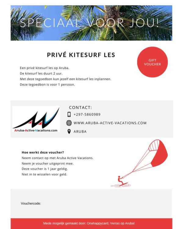 Privé kitesurf les