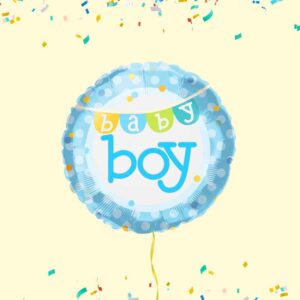 Baby boy helium ballon
