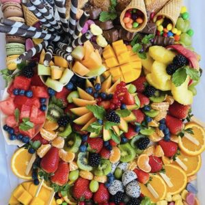 Fruit en chocolade pakket